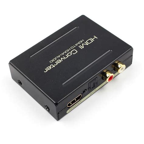 HDMI Audio signal Extractor Splitter to SPDIF Optical RCA Stereo L/R ...