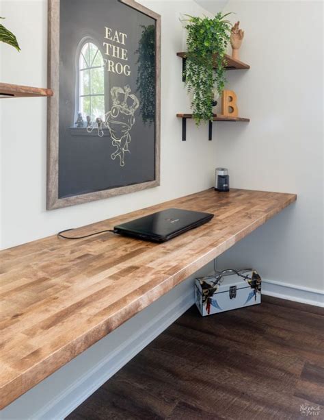 How to Make a Floating Desk that's Simple, Sturdy & Inexpensive