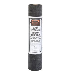 Tarco 72 lb. Black Fiberglass Mineral Surfaced Roll Roofing-24/008011 - The Home Depot