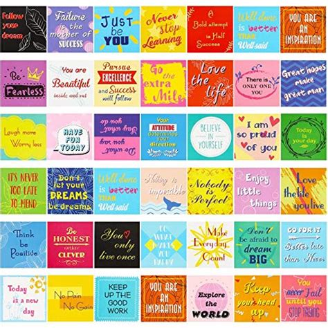 Buy Outus 160 Pieces Inspirational Quote Cards Motivational Quote Cards Kindness Encouragement ...