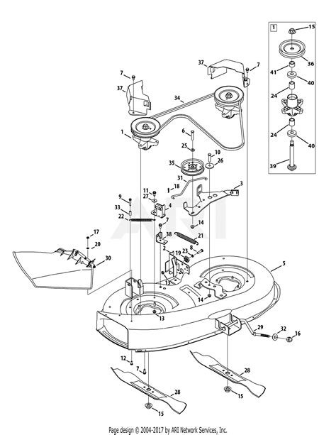 John Deere 38 Mower Deck Parts Diagram