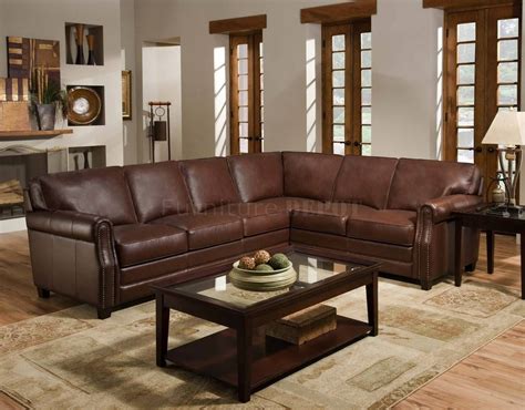 2023 Latest Traditional Leather Sectional Sofas