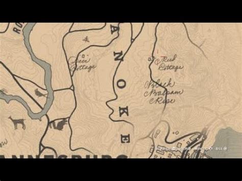 Red Dead Redemption 2 Sketched Map Location - YouTube