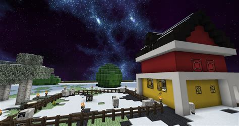 Space Planetoid Melon House Minecraft Map