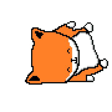 Rolling 8-bit Fox Gif by JJBanton on DeviantArt