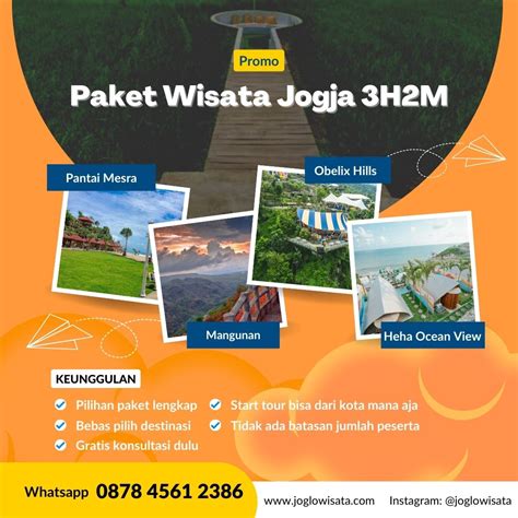 Paket Wisata Jogja 3 Hari 2 Malam | Joglo Wisata