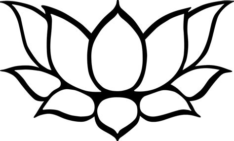 Black and White Lotus Logo - LogoDix