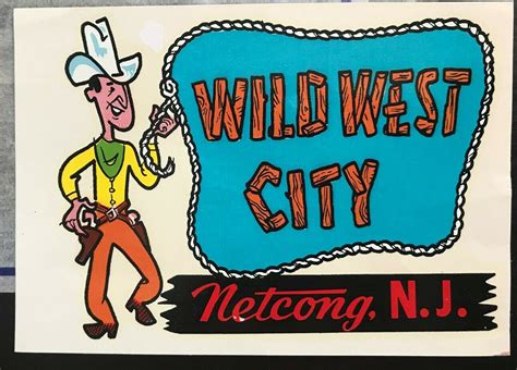 History and Memorabilia of Wild West City Amusement Park, Netcong, New ...