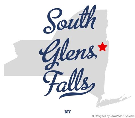 Map of South Glens Falls, NY, New York