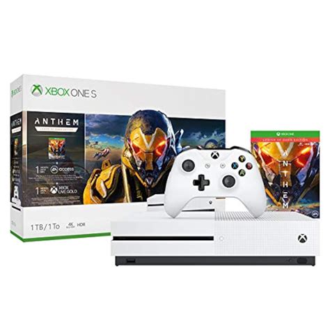 Xbox One S 1TB Console Anthem Bundle