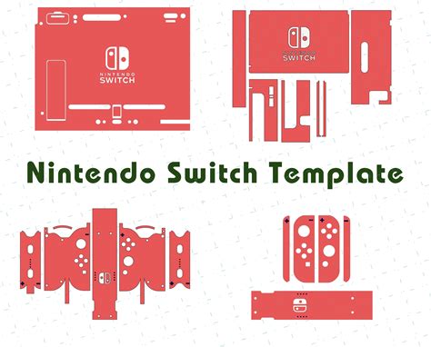 Nintendo Switch Skin Template Free - Printable Form, Templates and Letter