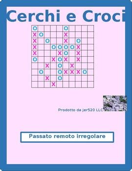 Passato remoto irregolare Italian Verbs Connect 4 Game by jer520 LLC