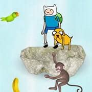 Adventure Time Finn Waterfall Jump Online - Play Now for Free on UFreeGames