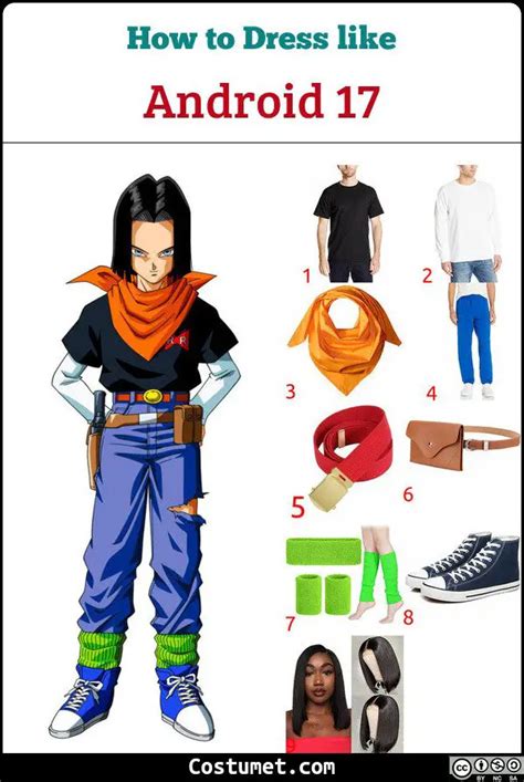 Android 17 (Dragon Ball) Costume for Halloween