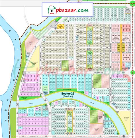 7.5 Katha East-North Facing Lake View Plot, Rajuk Purbachal Sector-26 | pbazaar.com