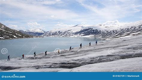 Norway: Glacier hiking stock image. Image of environment - 8182739