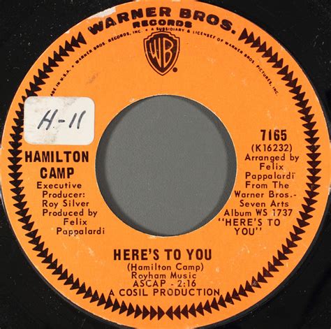 Hamilton Camp - Here's To You (1968, Vinyl) | Discogs