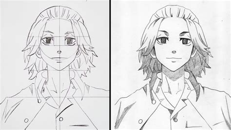 Learn How to Draw Manjiro Sano Step by Step - Tokyo Revengers | Disney drawing tutorial, Anime ...