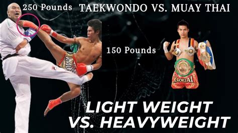 Taekwondo vs Muay Thai? Lightweight Fights Heavyweight! - Extreme Taekwondo