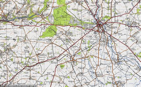 Historic Ordnance Survey Map of Thames Head, 1947