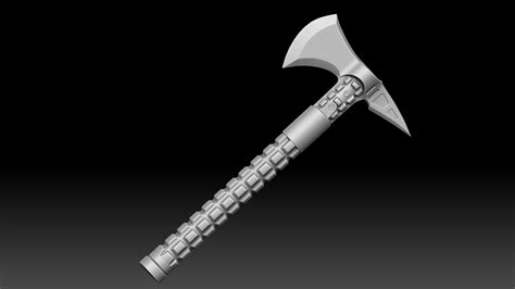 3D Combat Tactical Axe Printable - TurboSquid 1951454