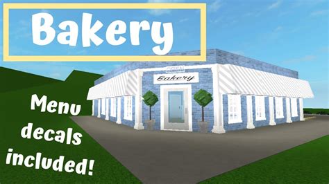 Bloxburg Bakery Sign