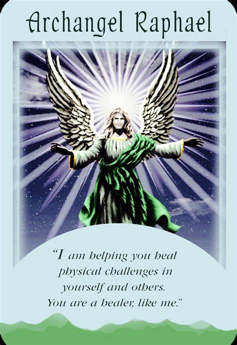 Archangel Raphael ~ Angel Of Healing: “I am helping you heal physical | Archangel raphael ...