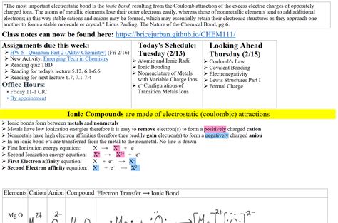 "The most important electrostatic bond is the ionic bond, resulting ...