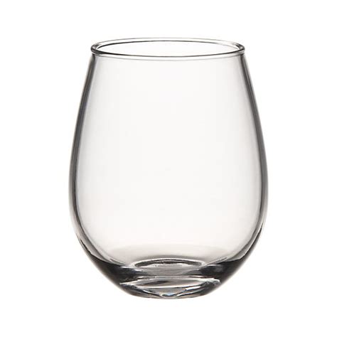 Acrylic Stemless Wine Glass | Crate and Barrel