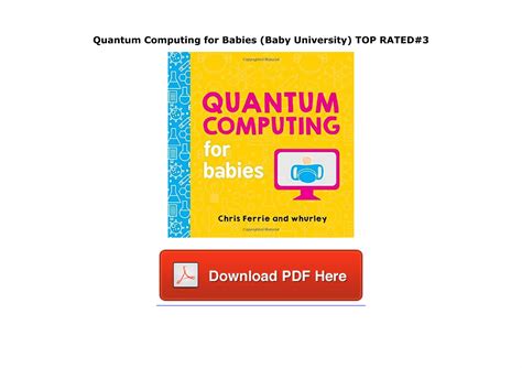 Quantum Computing for Babies (Baby University) TOP RATED#3 | PPT