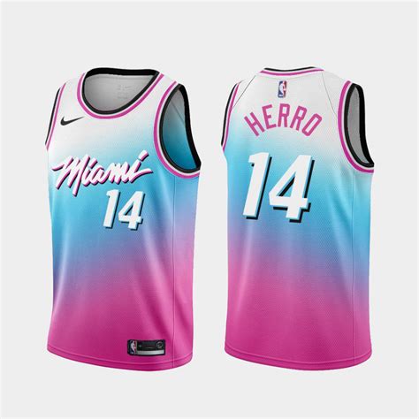 Miami Heat 2020-21 City Edition Vice Blue Pink Jersey : r/heat