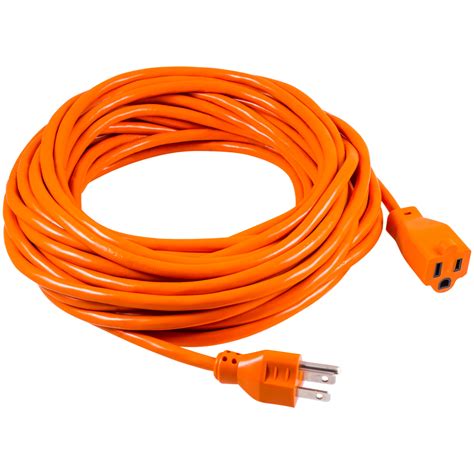 GE Indoor/Outdoor 50ft. Grounded Heavy Duty Extension Cord, Orange, 51926 - Walmart.com