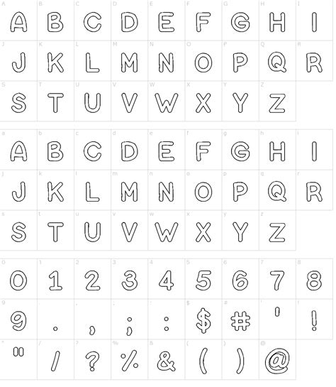 Bubble Letters Font Download