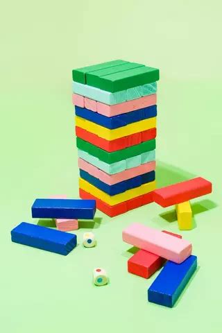 Festive Block Stacking Game