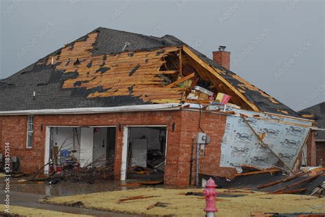 Tornado Damage Stock Photo | Adobe Stock