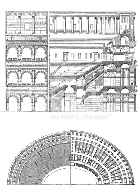 Roman Colosseum Diagram