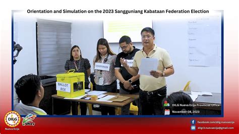 ORIENTATION AND SIMULATION ON THE 2023 SK FEDERATION ELECTION