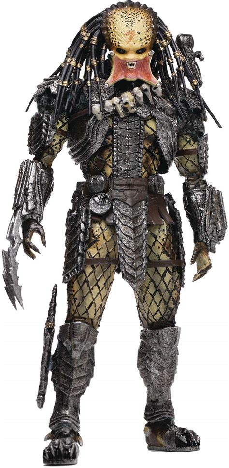 Hiya Toys Alien vs. Predator: Unmasked Scar Predator 1:18 Scale Action Figure, Multicolor- Buy ...