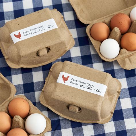 Egg Carton Label Template