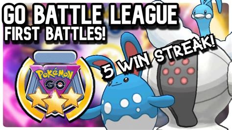 GO BATTLE LEAGUE: FIRST BATTLES | POKEMON GO PVP | Pokebattler