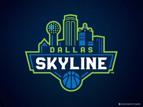 Dallas Skyline Logo by Greg Hahn on Dribbble