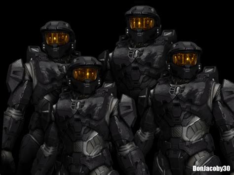 Halo Black Team in Halo Infinite Art Style. : r/halo