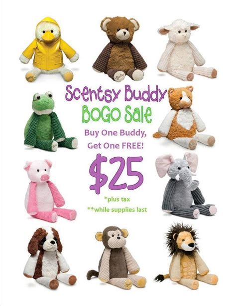 WICKLESS ALLSTARS: SCENTSY BUDDY HOLIDAY! BONUS BUY ONE GET ONE FREE!