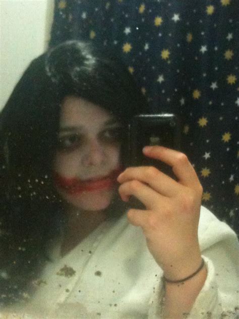 Jeff the Killer WIP cosplay makeup 2 by Pontiac1968 on DeviantArt