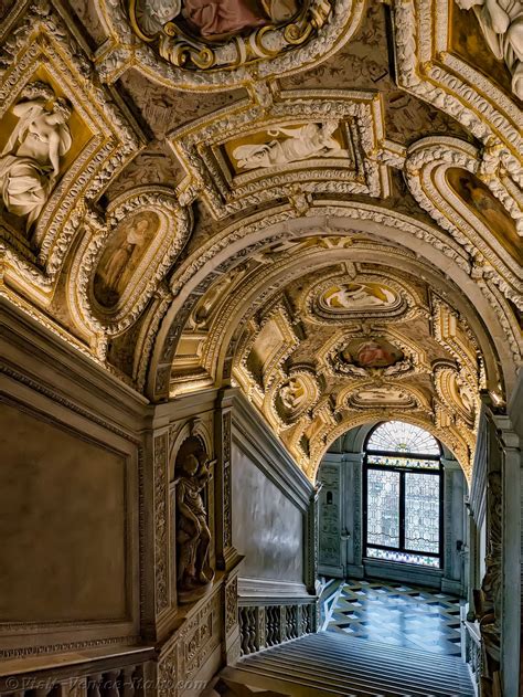 Scala d'Oro Golden Staircase of the Doge's Palace in Venice