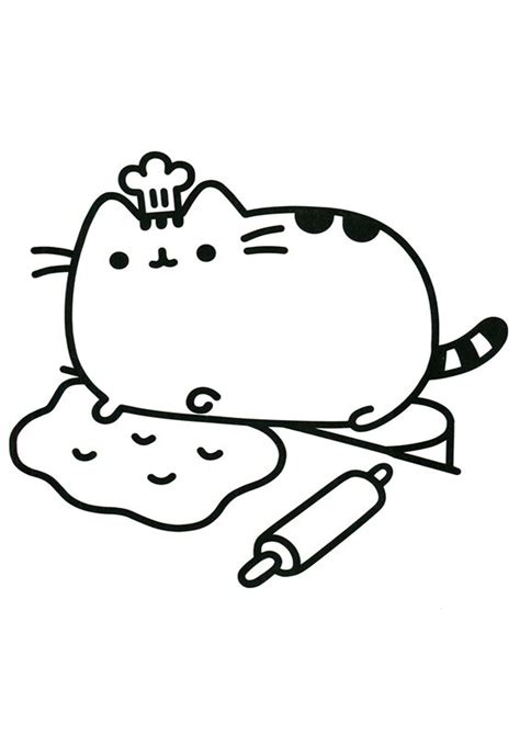 Coloring Pages Printable Pusheen - subeloa11