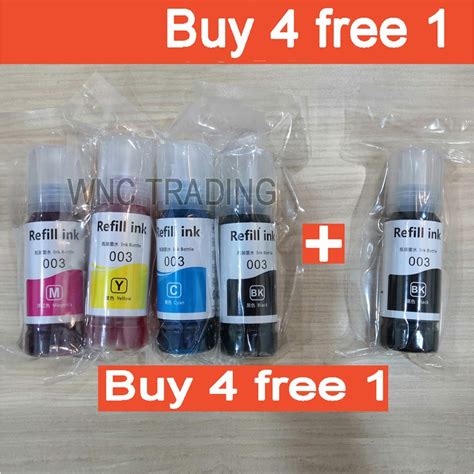 Refill Ink 003 For Epson L3110 L3210 L1110 L1210 L1250 L3116 L3216 ...