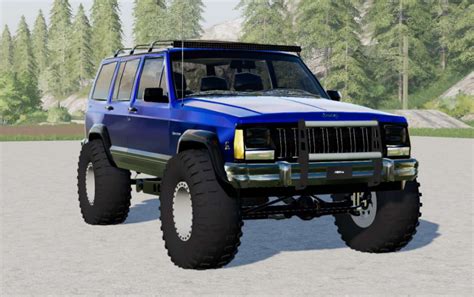 Mod Jeep Cherokee (XJ) off-road - Farming Simulator 22 mod, LS22 Mod download!