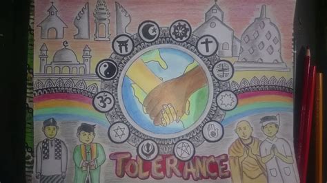 Detail Menggambar Poster Hari Toleransi Internasional - Youtube