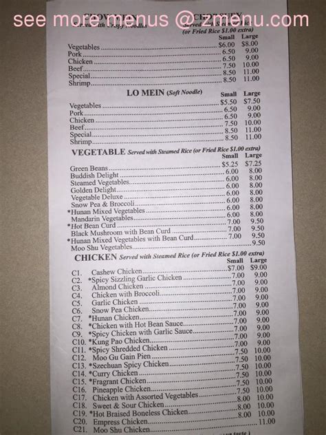 Menu at China Wok restaurant, Godfrey, Godfrey Rd